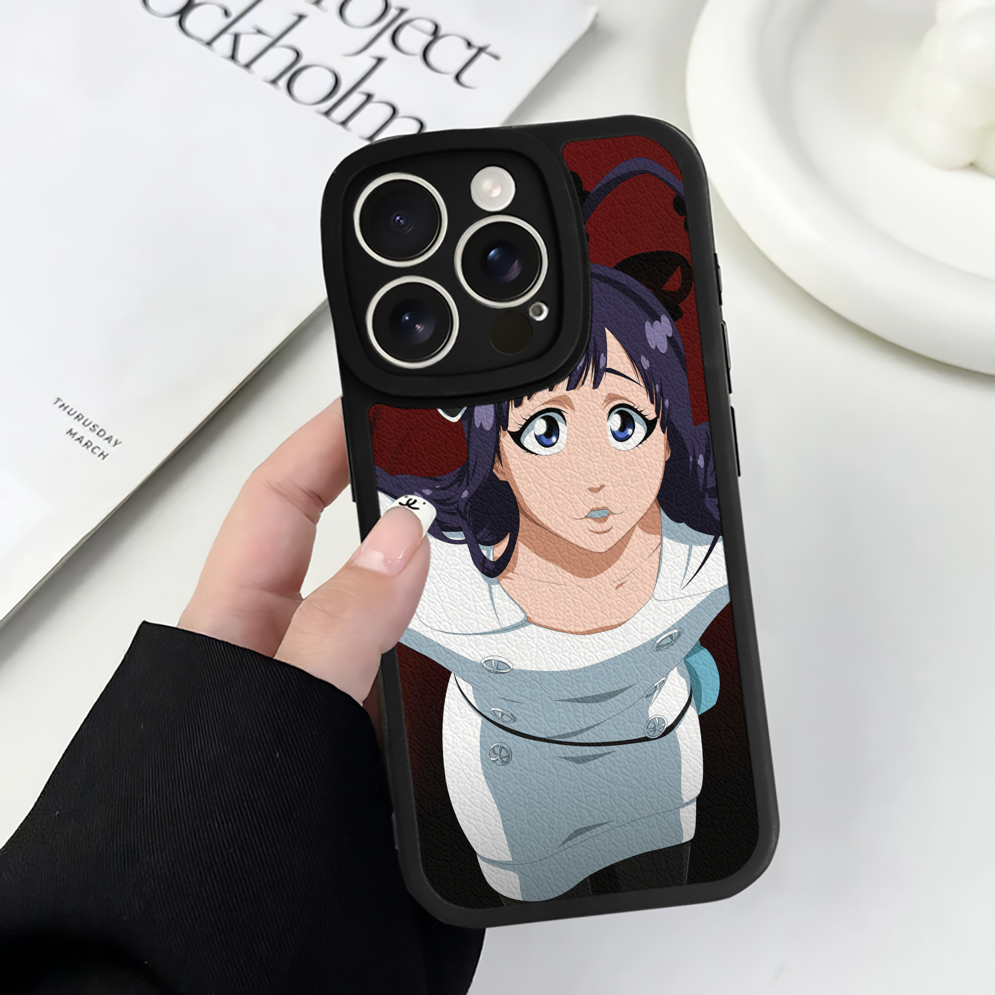 （画像用） ブリーチ BLEACH 【iPhone 16シリーズ対応】シリコンスマホケース（レザー調） 材質：シリコン